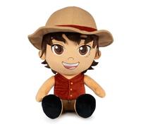 One Piece Peluche Luffy D Monkey Live Action - Suave personaje de coleccionista - Altura 25 cm