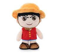 One Piece - Peluches 24-27cm de los Protagonistas de la Serie Netflix One Piece - Luffy, Zoro, Nami - Calidad Super Soft (Luffy)