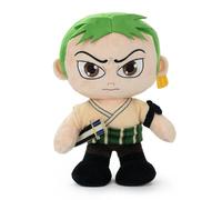 One Piece - Peluches 24-27cm de los Protagonistas de la Serie Netflix One Piece - Luffy, Zoro, Nami - Calidad Super Soft (Zoro)