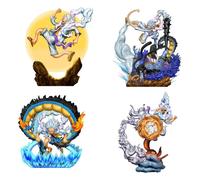 One Piece Petitrama Logbox Re Birth One Piece Gear 5 Set Especial 10 cm Nuevo