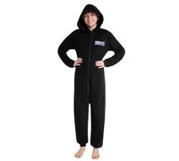 One Piece Pijama Entero Niño - Mono Pijama Niño, Onesie Cierre Cremallera Completo, Edad 7-14 Años, Regalo Navidad (Negro, 11-12 años)