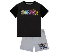 One Piece Pijama Niño, Pijamas Chulos De Manga Corta, Pijamas Niño Verano, Negro 8-9 años