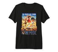One Piece Pirates Are Coming Poster Camiseta Premium
