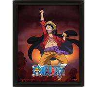 One piece - póster 3d luffy into 5th gear