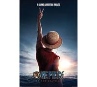One Piece Póster de LIVE ACTION SERIES 2 (LUFFY), 91,5 cm x 61 cm, arte de pared grande con licencia oficial para dormitorio, sala de juegos u oficina