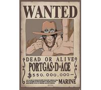 One Piece - Poster Ricercato "Wanted Portgas D. Ace" 91.5 x 61 cm AbyStyle