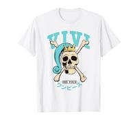 One Piece Princess VIVI Collegic Skull Camiseta
