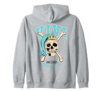One Piece Princess VIVI Collegic Skull Sudadera con Capucha