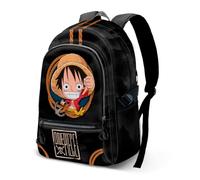 One Piece Ropes-Mochila Fight Fan 2.2, Negro, 31 x 44 cm, Capacidad 24 L