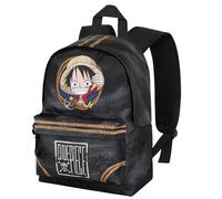 One Piece Ropes-Mochila HS FAN Pequeña, Negro, 25 x 35 cm, Capacidad 12 L