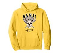 One Piece Sanji Collegic Skull Sudadera con Capucha