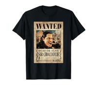 One Piece Sir Crocodile Pirate Wanted Poster Camiseta