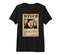 One Piece Sir Crocodile Pirate Wanted Poster Camiseta Premium