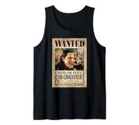 One Piece Sir Crocodile Pirate Wanted Poster Camiseta sin Mangas