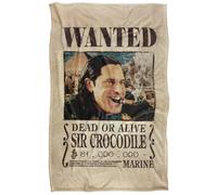 One Piece Sir Crocodile Wanted Poster Manta súper Suave con Tacto Sedoso - 91 X 147 cm