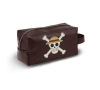 One Piece Skull-Neceser de Viaje Brick Plus, Marrón, 27 x 13 cm