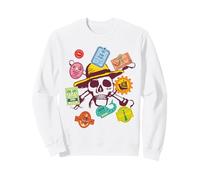 One Piece Skull Travel Stickers Sudadera
