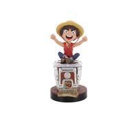 One piece soporte cably guys luffy wanted poster 21 cm