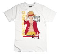 One Piece - Straw Hat Crew - Camiseta Niño y Adolescente. T Shirt de Algodón. Ajuste Regular 7 años