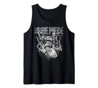 One Piece Straw Hat Crew Heavy Metal Camiseta sin Mangas