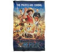 One Piece Straw Hat Crew Manta súper Suave con Tacto Sedoso - 91 x 147 cm