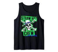 One Piece Straw Hat Crew Scrapbook Camiseta sin Mangas