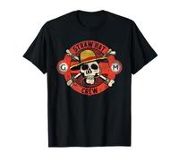 One Piece Straw Hat Crew Skull Camiseta