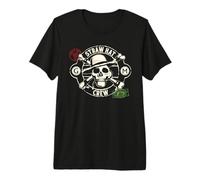 One Piece Straw Hat Crew Stamps Camiseta Premium