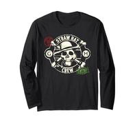 One Piece Straw Hat Crew Stamps Manga Larga