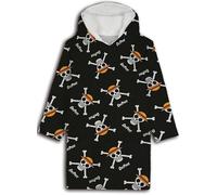One Piece - Straw Hat Crew - Sweat Poncho Coral Fleece - Taille Enfant