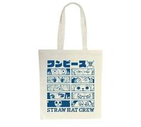 One Piece Strawhat Crew Unisex Bolsa De Tela Multicolor 100% algodón