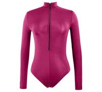 One Piece Swimsuits Bañador Talla Grande Interior Moldeadora de Abierta para Mujer Mono Sin Costuras de Cintura Alta Conjunto Bikini Sexy Realce One Piece Swimsuits Bañador (Hot Pink XXXL)