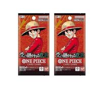 One Piece TCG Japanese Carry On His Will Booster Pack - Juego de 2 (10 tarjetas en total)