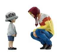 One Piece The Unbreakable Law Trafalgar Law & Corazon Ichibansho figures 11cm Ba