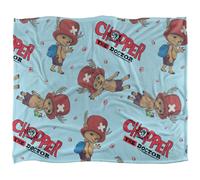 One Piece Tony Tony Chopper Blossom Manta súper Suave con Tacto Sedoso - 152 x 127 cm