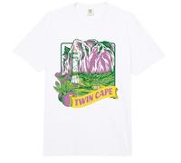 One Piece Twin Cape Lighthouse Poster Comfort Colors Adult Heavyweight T-Shirt