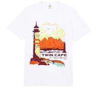 One Piece Twin Cape Reverse Mountain Poster Comfort Colors Adult Heavyweight T-Shirt