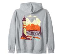 One Piece Twin Cape Reverse Mountain Poster Sudadera con Capucha