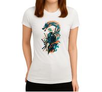 One Piece Wanted Luffy Sombrero de paja | Monkey D. Luffy Gear 5 Style I Camiseta para mujer, Blanco, XXL