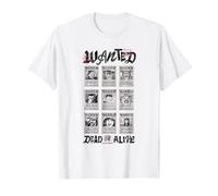 One Piece Wanted Posters Wanted Dead Or Alive Camiseta
