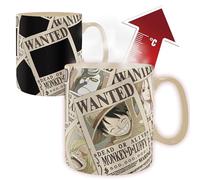 ABYstyle Taza ONE PIECE Wanted Efecto térmico 460 ml Cerámica multicolor