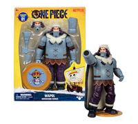 Figura de acción de Wapol de One Piece de 16,5 cm con 4 Accesorios; Incluye una Cabeza de cañón Intercambiable, un Brazo de cañón Desmontable, una Capa y una Base de exposición con Forma de Berry