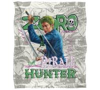 One Piece Zoro The Pirate Hunter Manta súper Suave con Tacto Sedoso 152 X 127 Cm