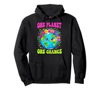 One Planet One Chance Día de la Tierra Estudiantes Maestros Sudadera con Capucha