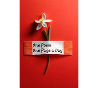 One Poem, One Page a Day - A Writer’s Daily Journal of Words & Inspiration: Paperback | 180 Pages | Cream Paper | A5 | 6×9 | Unique Daily Prompts for Poets & Dreamers