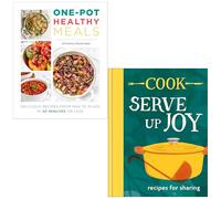One Pot Healthy Meals By Christina Shoemaker & COOK Serve up Joy By The COOK Kitchen 2 Books Collection Set
