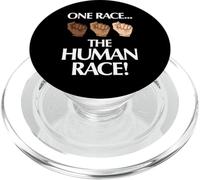 One Race The Human Race Power Peoples - Camiseta sin Sexo PopSockets PopGrip para MagSafe
