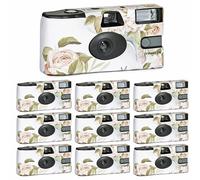 One Shot - Cámara desechable a granel, 10 unidades, cámaras desechables para boda, fiesta, baby shower, viajes, recuerdos de fiesta, cámara de película ISO400 de un solo uso de 35 mm