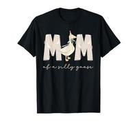 One Silly Goose Mama Primer Cumpleaños Familia 2025 Camiseta