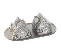 (One Size, None) - Gingerbread House Duet Cake Pan - Nordic Ware Seasonal Collection - Bundt cakes, jelly, savoury